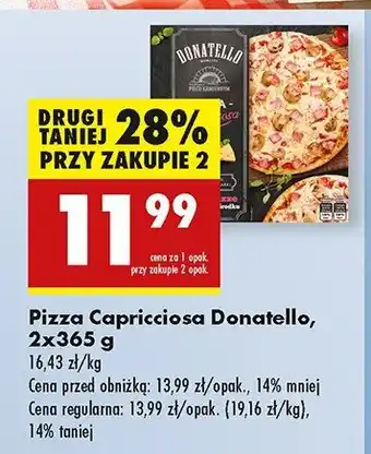 Biedronka Pizza capricciosa Donatello pizza oferta