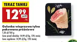 Biedronka Golonka wieprzowa tylna oferta