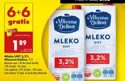 Biedronka Mleko Mleczna Dolina oferta