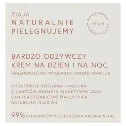 Drogeria Dr.Max Ziaja Naturalnie pielęgnujemy Bardzo odżywczy krem na dzień i na noc 50 ml oferta