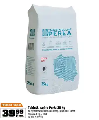 OBI Tabletki do uzdatniania wody Perła oferta