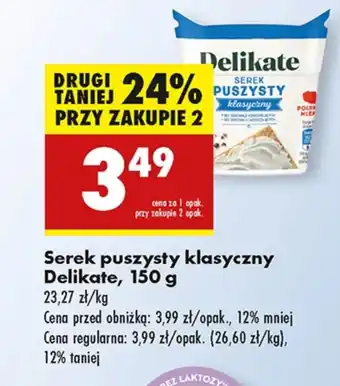 Biedronka Serek Delikate oferta