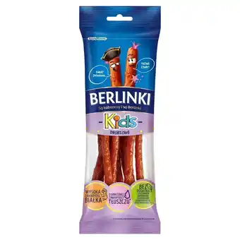 Delikatesy Centrum Berlinki Kids Kabanosy drobiowe 75 g oferta