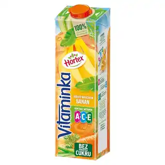 Top Market Hortex Vitaminka Sok jabłko marchew banan 1 l oferta