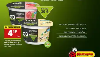 Biedronka Jogurt Go Active oferta