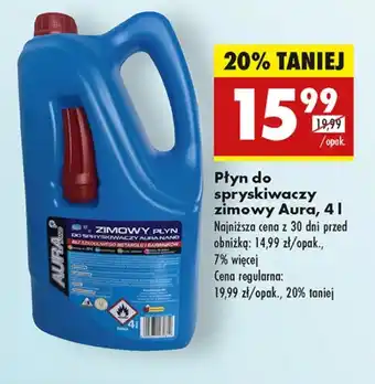 Biedronka Płyn do spryskiwaczy zimowy Aura oferta