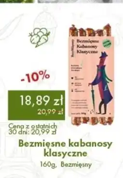 Organic Farma Zdrowia Kabanosy roślinne BezMięsny oferta