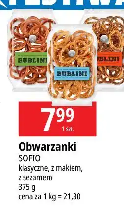 E.Leclerc Obwarzanki bublini z sezamem Sofio oferta