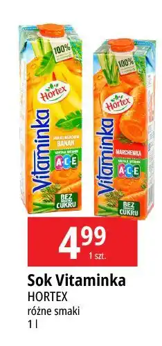 E.Leclerc Sok marchew Hortex Vitaminka oferta