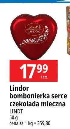 E.Leclerc Bombonierka serce Lindt Lindor oferta