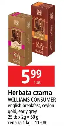 E.Leclerc Herbata earl grey Sir William's Tea oferta