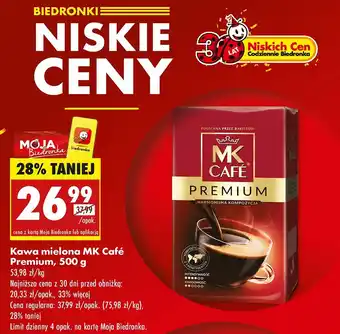 Biedronka Kawa mielona MK Cafe 500g oferta