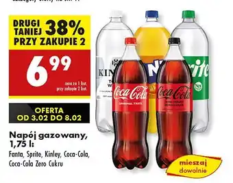 Biedronka Napój pomarańczowy Fanta oferta