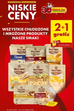 Biedronka Produkty chłodzone i mrożone Nasze Smaki oferta