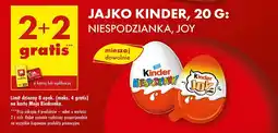 Biedronka Jajko z niespodzianką Kinder Joy oferta