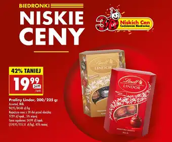 Biedronka Praliny Lindor oferta