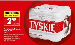 Biedronka Piwo Tyskie Gronie oferta