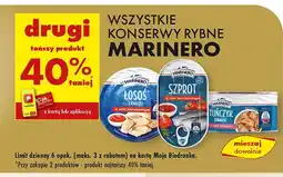 Biedronka Tuńczyk kawałki w sosie własnym Marinero oferta