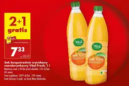 Biedronka Sok mandarynkowy Vital Fresh oferta