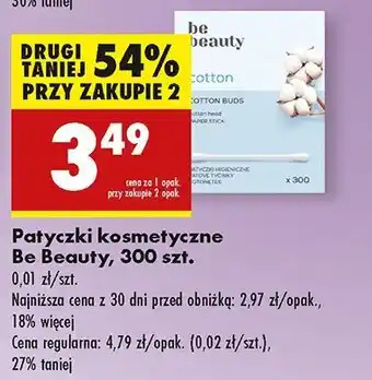 Biedronka Patyczki higieniczne Be Beauty oferta