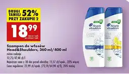 Biedronka Szampon do włosów citrus fresh Head&Shoulders oferta