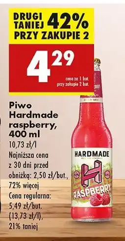 Biedronka Piwo Hardmade Raspberry Crush oferta