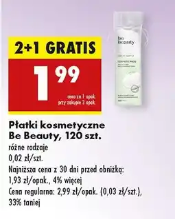 Biedronka Płatki kosmetyczne z ekstraktem aloesu Be Beauty oferta