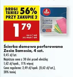 Biedronka Ściereczki domowe perforowane Zosia Samosia oferta