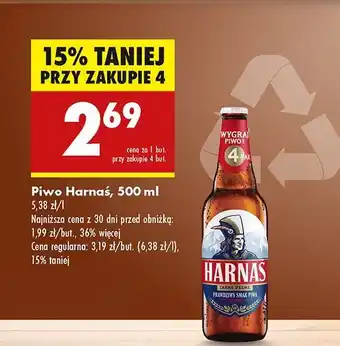 Biedronka Piwo Harnaś Jasne Pełne oferta