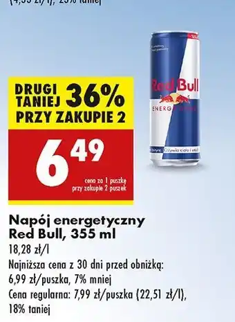 Biedronka Napój energetyczny Red Bull oferta