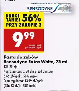 Biedronka Pasta do zębów Sensodyne Extra Whitening oferta