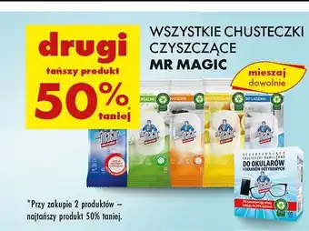 Biedronka Chusteczki do czyszczenia okularów Mr Magic oferta