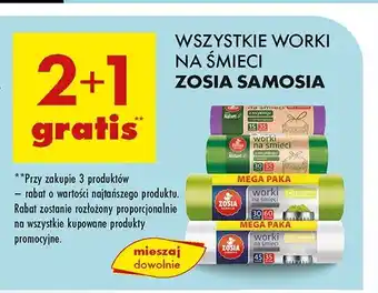 Biedronka Worki na śmieci 35 l waniliowe Zosia Samosia oferta