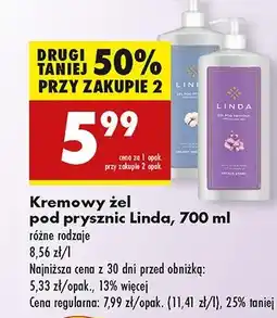 Biedronka Żel pod prysznic fioletowy Linda oferta