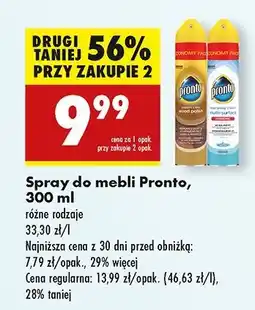 Biedronka Spray przeciw kurzowi classic Pronto Multi Surface oferta