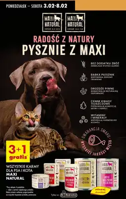 Biedronka Karma dla psa indyk i wołowina z batatami Maxi Natural oferta