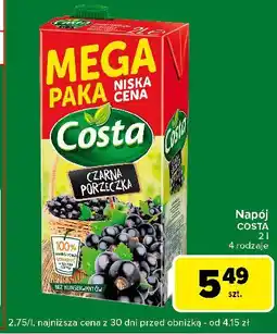 Carrefour Express Napój czarna porzeczka Costa oferta