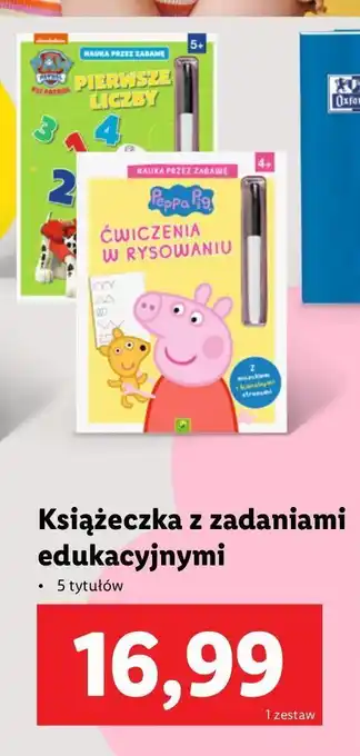 Lidl Ksiażeczka z zadaniami oferta