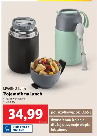 Lidl Pojemnik na lunch 650 ml Livarno Home oferta