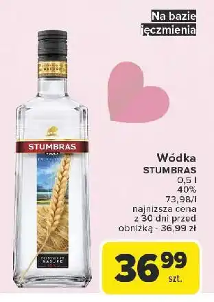 Carrefour Wódka Stumbras Centenary oferta