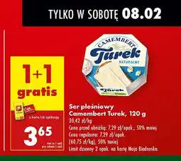 Biedronka Ser camembert naturalny Turek Naturek oferta