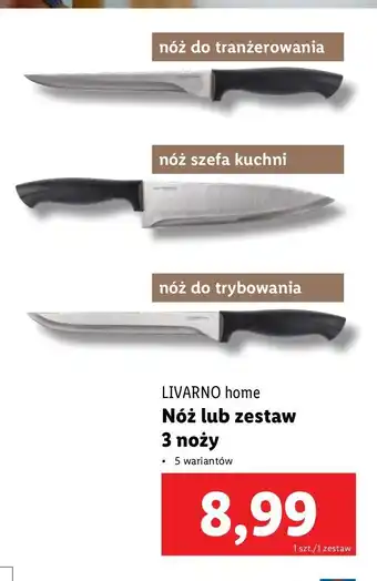 Lidl Zestaw noży Livarno Home oferta