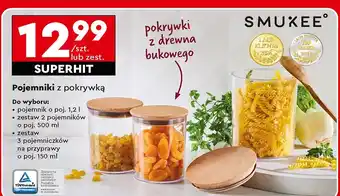 Biedronka Pojemnik na przyprawy 150 ml Smukee Kitchen oferta