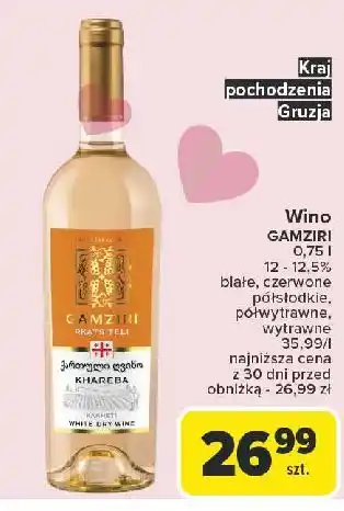 Carrefour Wino Gamziri Khareba oferta