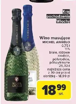 Carrefour Wino półsłodkie Michelangelo Bianco oferta