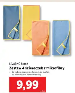 Lidl Ścierka z mikrofibry Livarno Home oferta