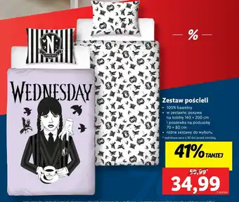 Lidl Komplet pościeli 140 x 200 + 170 80 cm oferta