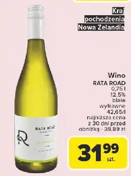 Carrefour Wino wytrawne sauvignon blanc Rata Road oferta