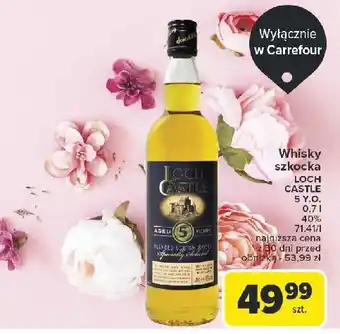 Carrefour Whisky Loch Castle 5 Yo oferta