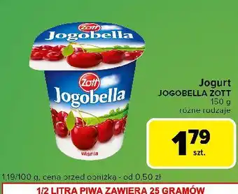 Globi Jogurt wiśnia Zott Jogobella oferta